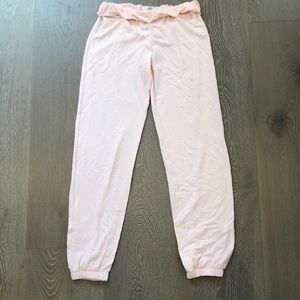 Light pink sweatpants